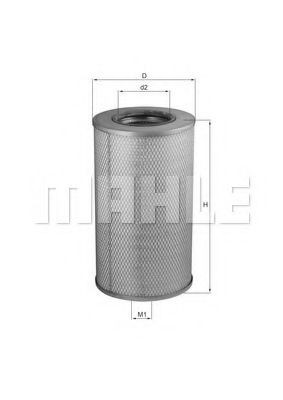 LX655 Mahle Original Повітряний фільтр двигуна